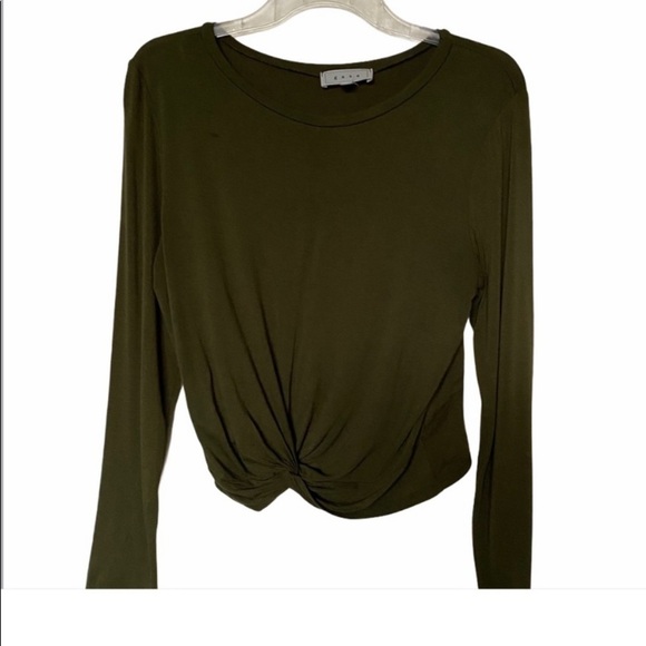 gaze Twist Top Long Sleeves Size L - Picture 6 of 6